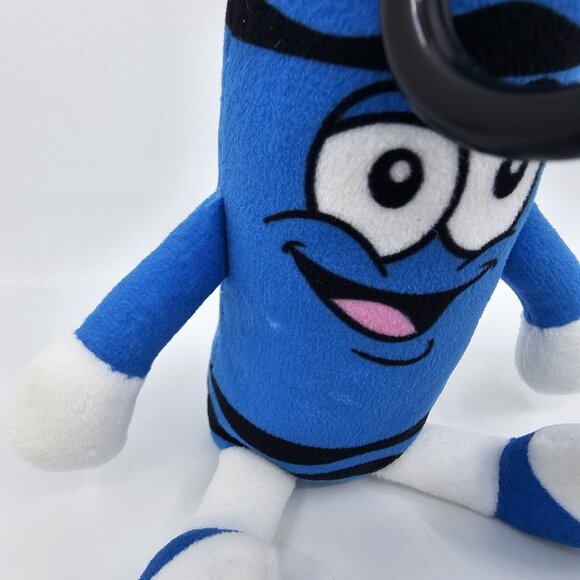 Crayola Crayon Cerulean Blue Plush Keychain Toy 2023 7 in - Picture 2 of 10
